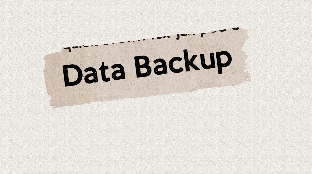 Data Backup